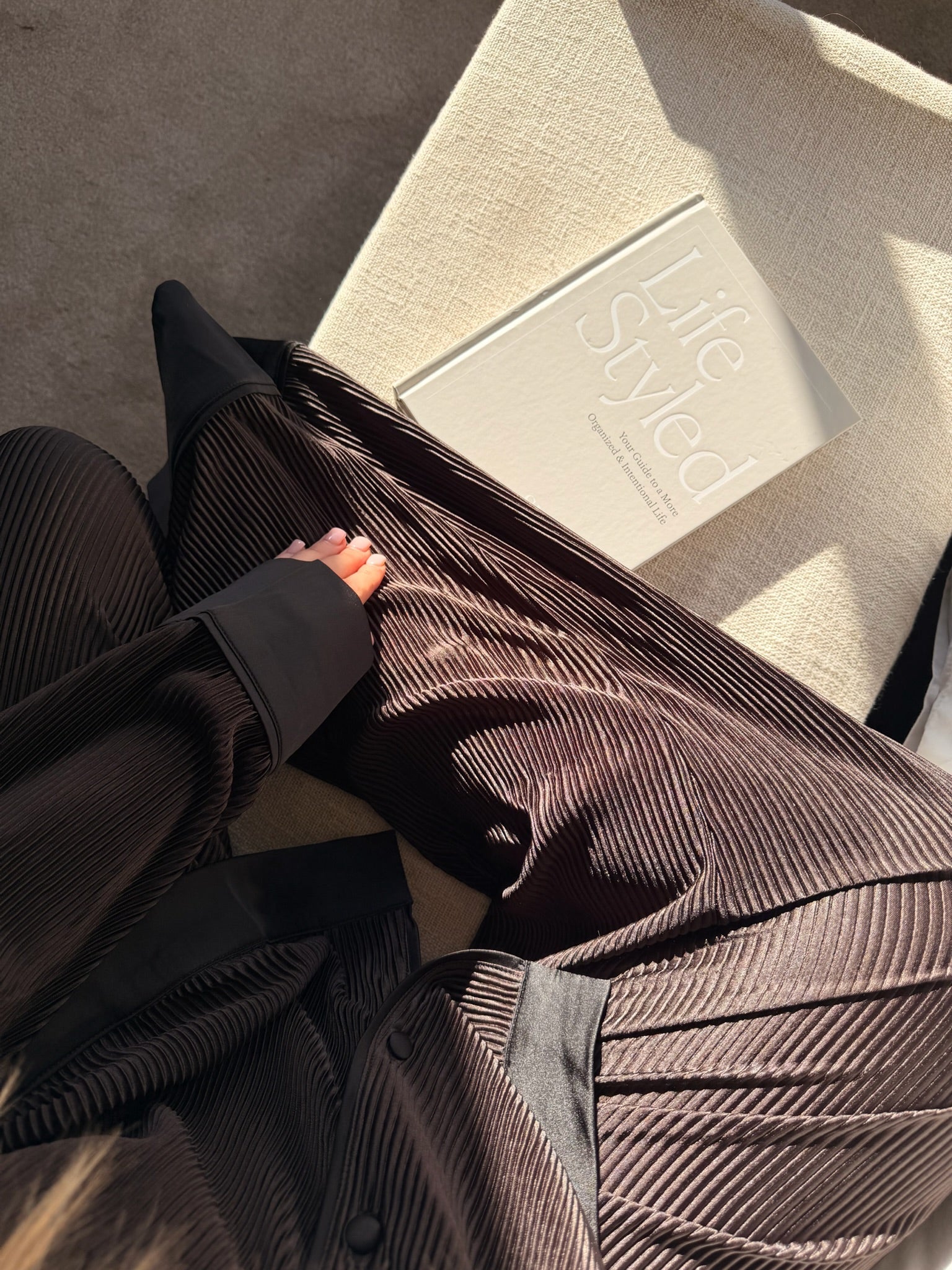 Womens Plisse Pyjamas